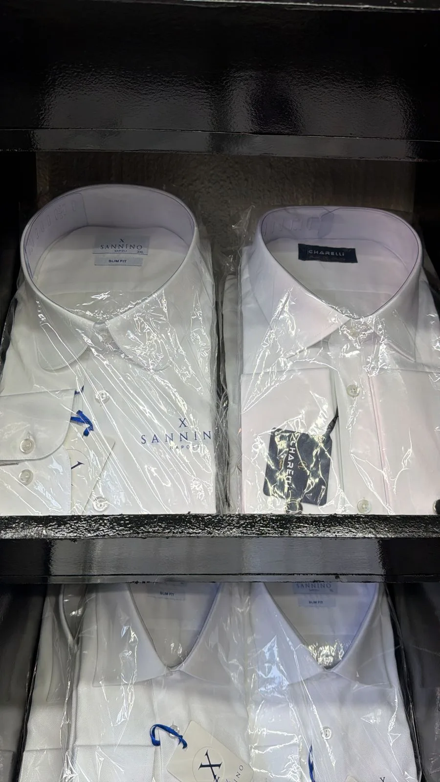 Charelli slim fit formal white shirt — Glory Room Boutique