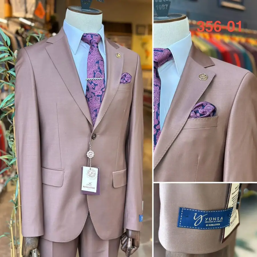 Dusty Rose Slim Fit suit — Glory Room Boutique Pretoria