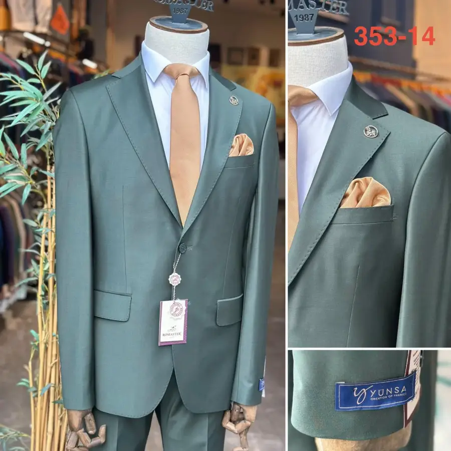 Hunter Green Slim Fit suit — Glory Room Boutique Pretoria
