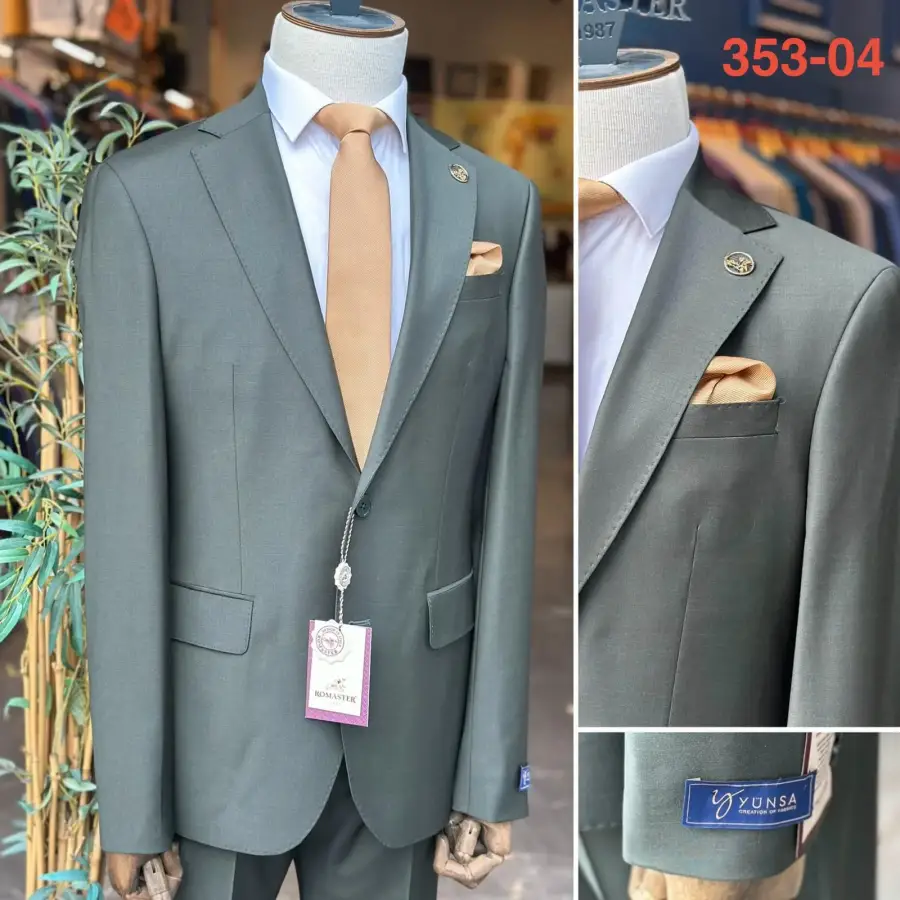 Sage Green Slim Fit suit — Glory Room Boutique Pretoria